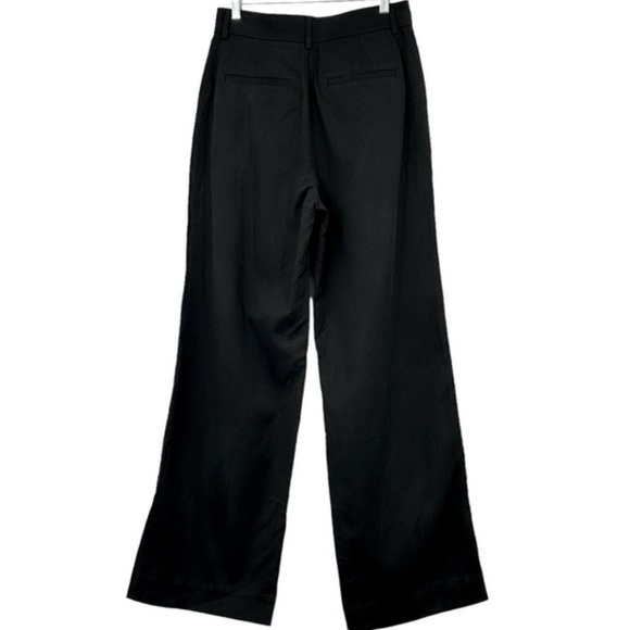 NEW The Way-High Drape Pant Black High Rise Slouchy Wide Leg Slacks Size 00 S - Picture 5 of 12